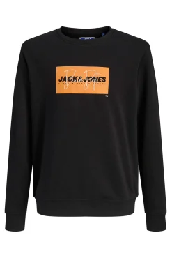 Sweatshirt com logo quadrado