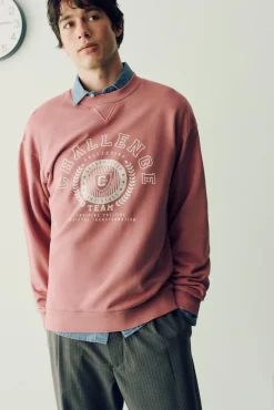 Sweatshirt efeito tingida