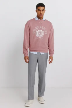 Sweatshirt efeito tingida