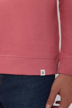 Sweatshirt estruturada com gola caixa