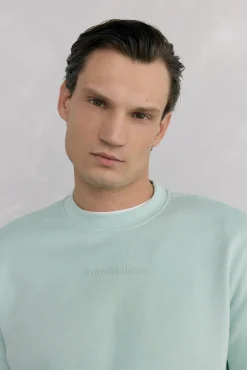 Sweatshirt gola caixa