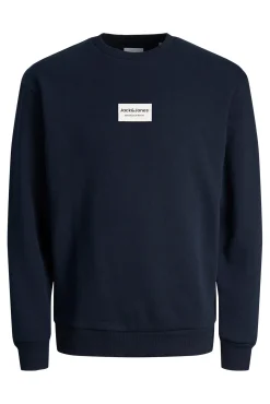 Sweatshirt gola redonda em felpa