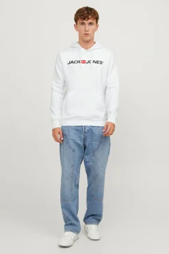 Sweatshirt logo capuz