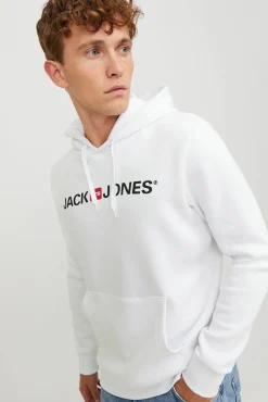 Sweatshirt logo capuz