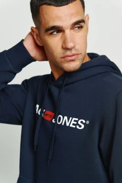 Sweatshirt logo capuz