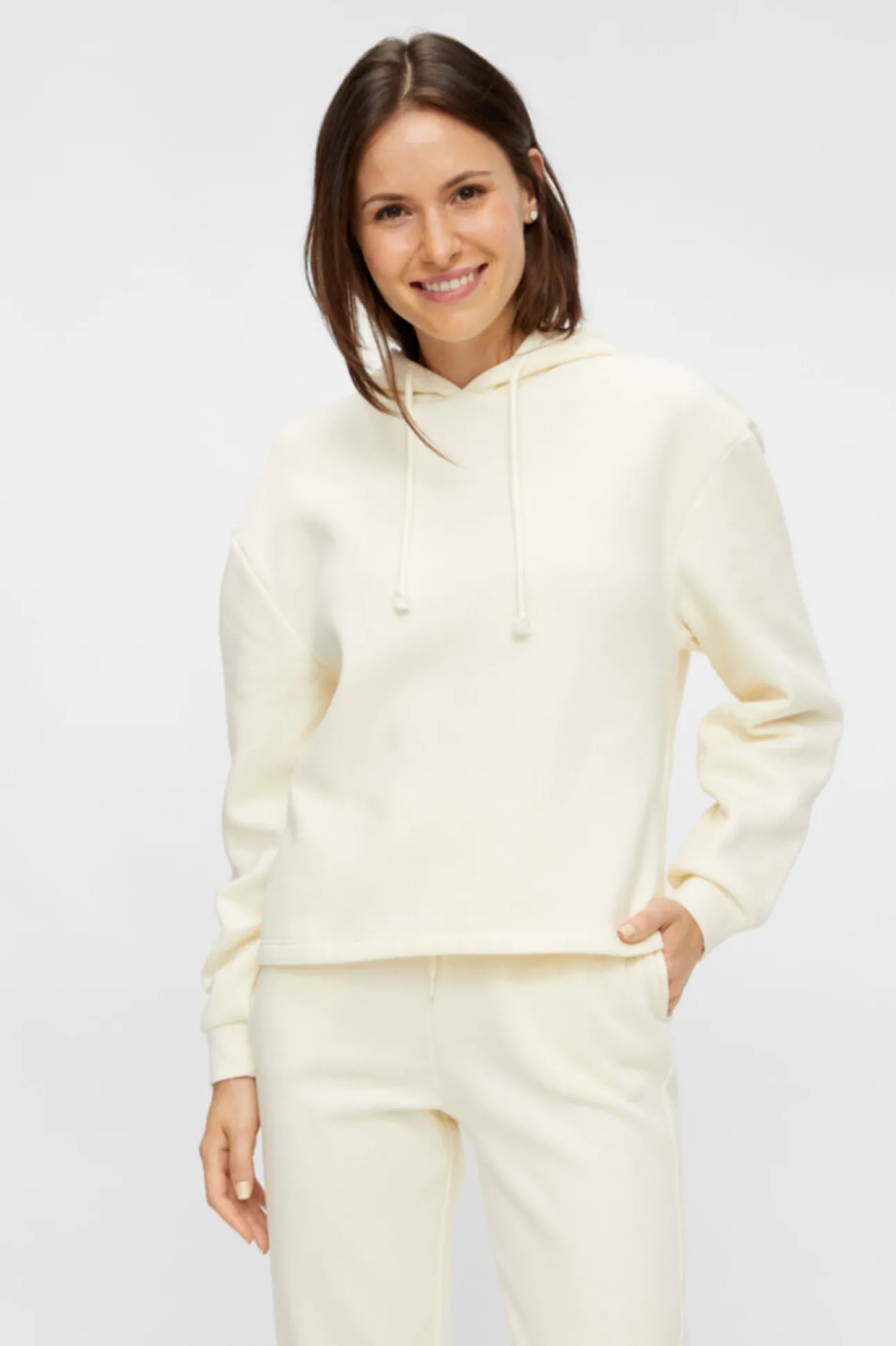 Sweatshirt básica capuz