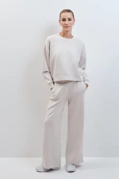 Sweatshirt college em modal cinza escuro