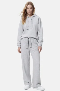 Sweatshirt com capuz e detalhe de lurex