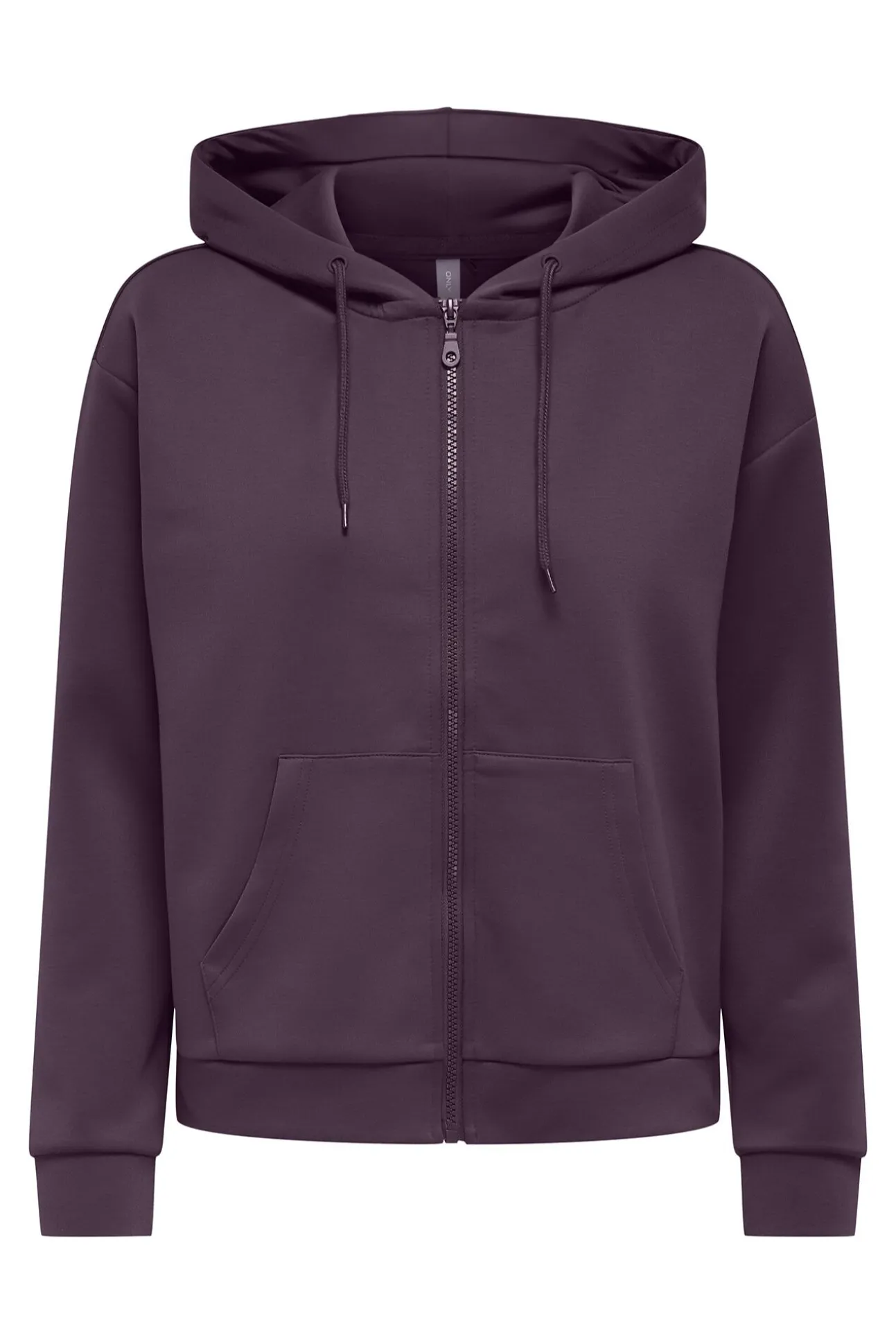 Sweatshirt com fecho-éclair