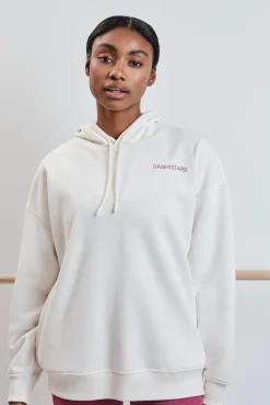 Sweatshirt de felpa de algodão branca