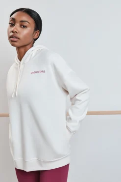 Sweatshirt de felpa de algodão branca