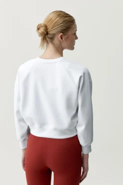 Sweatshirt Flora branco