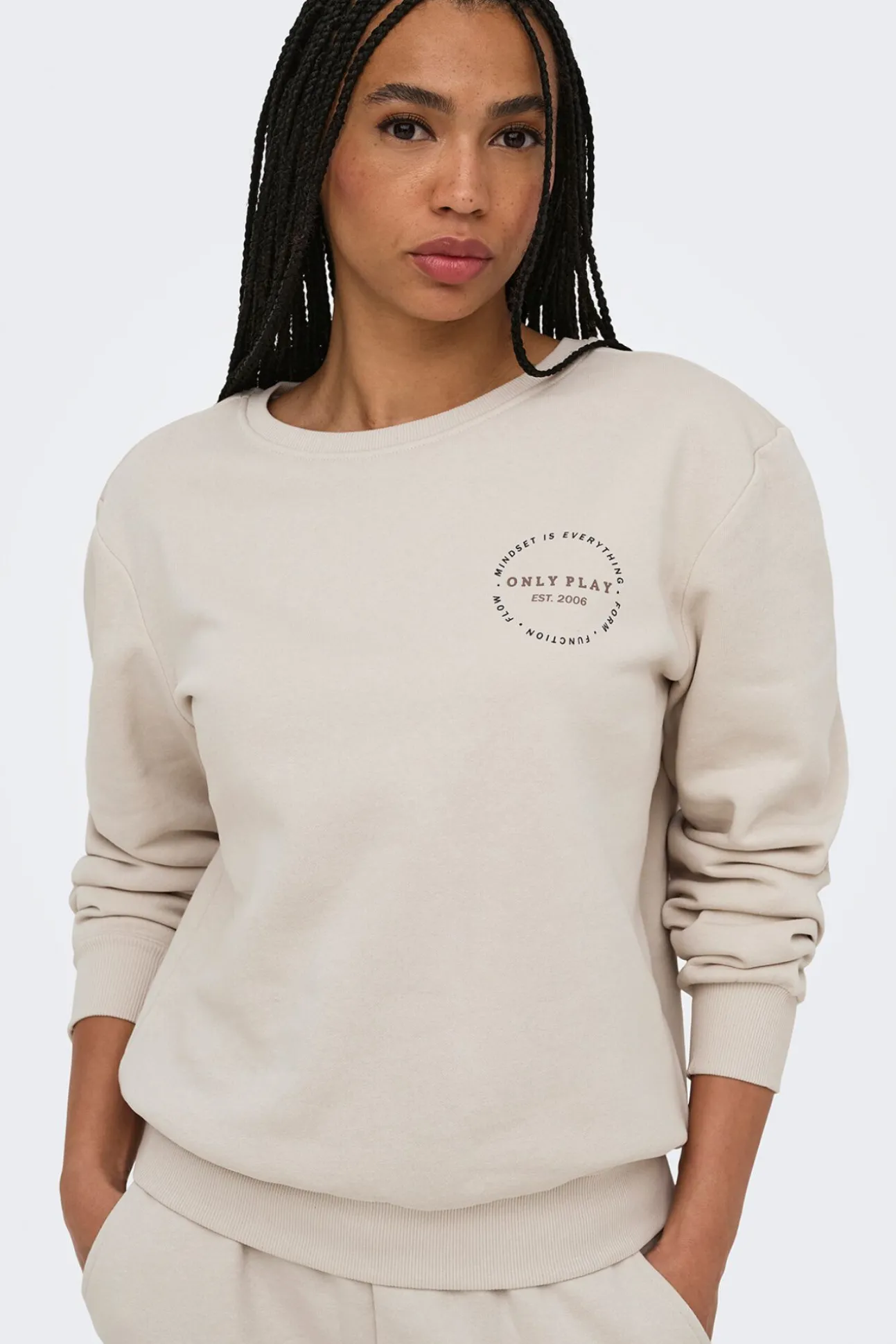 Sweatshirt gola redonda