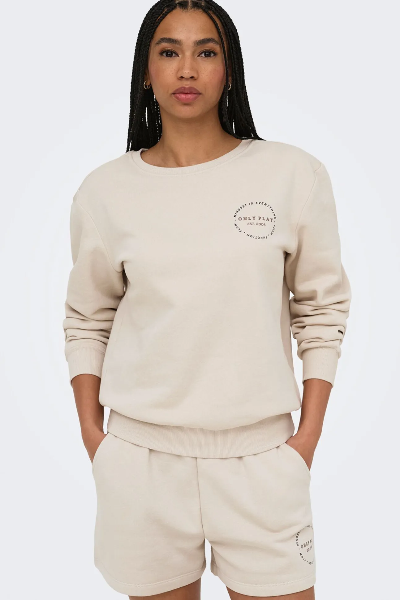 Sweatshirt gola redonda