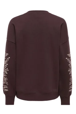 Sweatshirt maternity com detalhe nas mangas