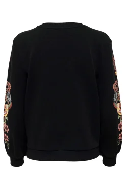 Sweatshirt maternity com detalhes florais