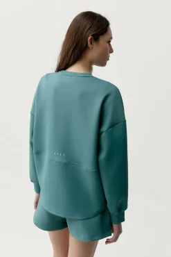 Sweatshirt oversize Lionel verde