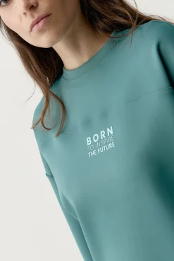 Sweatshirt oversize Lionel verde