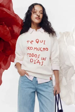 Sweatshirt "Te quiero mucho todos los días"