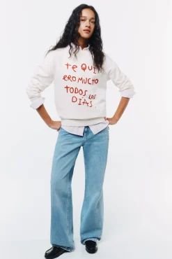 Sweatshirt "Te quiero mucho todos los días"