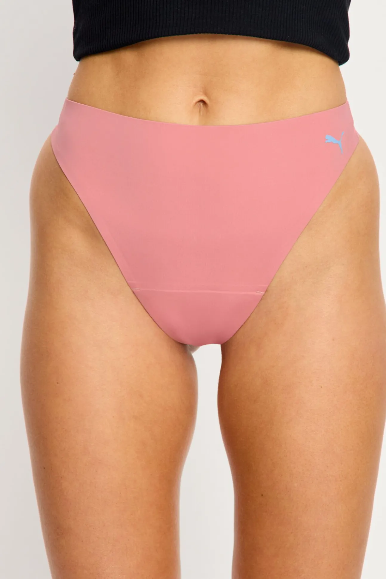 Tanga menstrual sem costura fluxo moderado rosa