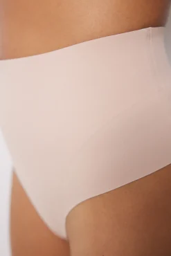 Tanga nude de alta redução e push-up