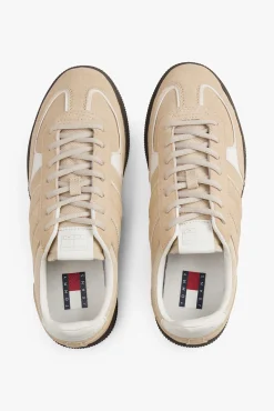 Tênis Tommy Jeans bege com sola