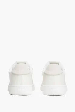 Tênis Tommy Jeans branco com logo da bandeira