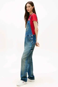 Tênis Tommy Jeans branco com logo da bandeira