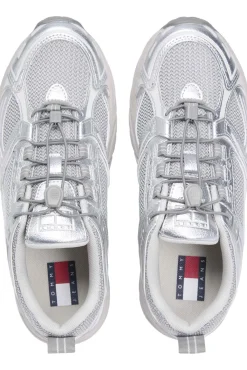 Tênis Tommy Jeans com detalhes metálicos