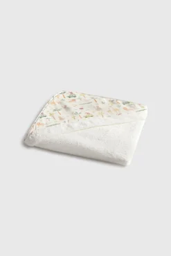 Toalha com capuz estampado selva