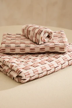 Toalha de banho em algodão turco jacquard Mercurio 90x150