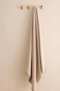 Toalha de banho pesponto decorativo