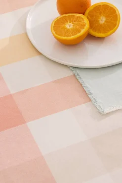 Toalha de mesa anti-manchas aos quadrados