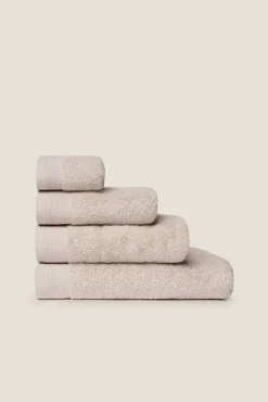 Toalha duche friso algodão egípcio 70 x 140 cm.