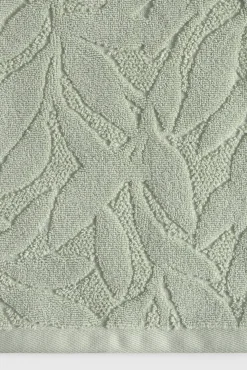 Toalha turca jacquard folhas