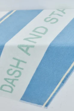 Toalha em algodão azul