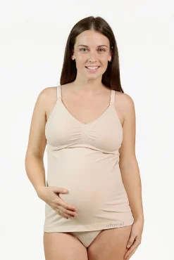 Top amamentação sem costuras maternity