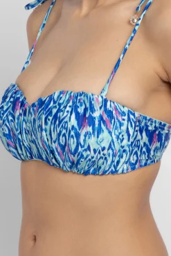 Top bandeau com enchimento leve Ventura