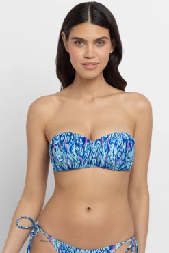 Top bandeau com enchimento leve Ventura