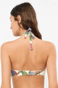 Top biquíni bandeau multiposição