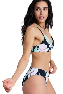 Top biquíni bralette tropical