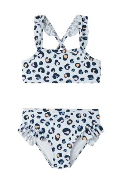 Top biquíni e cueca leopardo