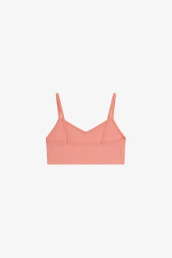 Top curto de menina sem aro com enchimento removível