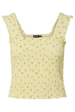 Top de alças estampado