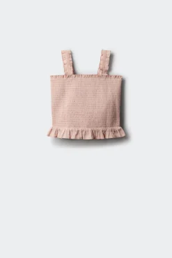 Top de alças para menina