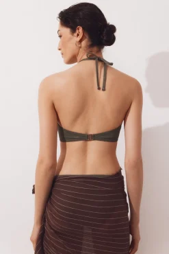 Top de biquíni bandeau