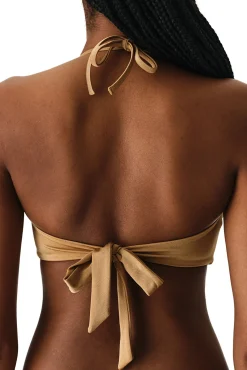Top de biquíni bandeau Leas
