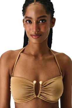 Top de biquíni bandeau Leas