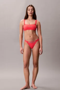 Top de biquíni estilo bandeau